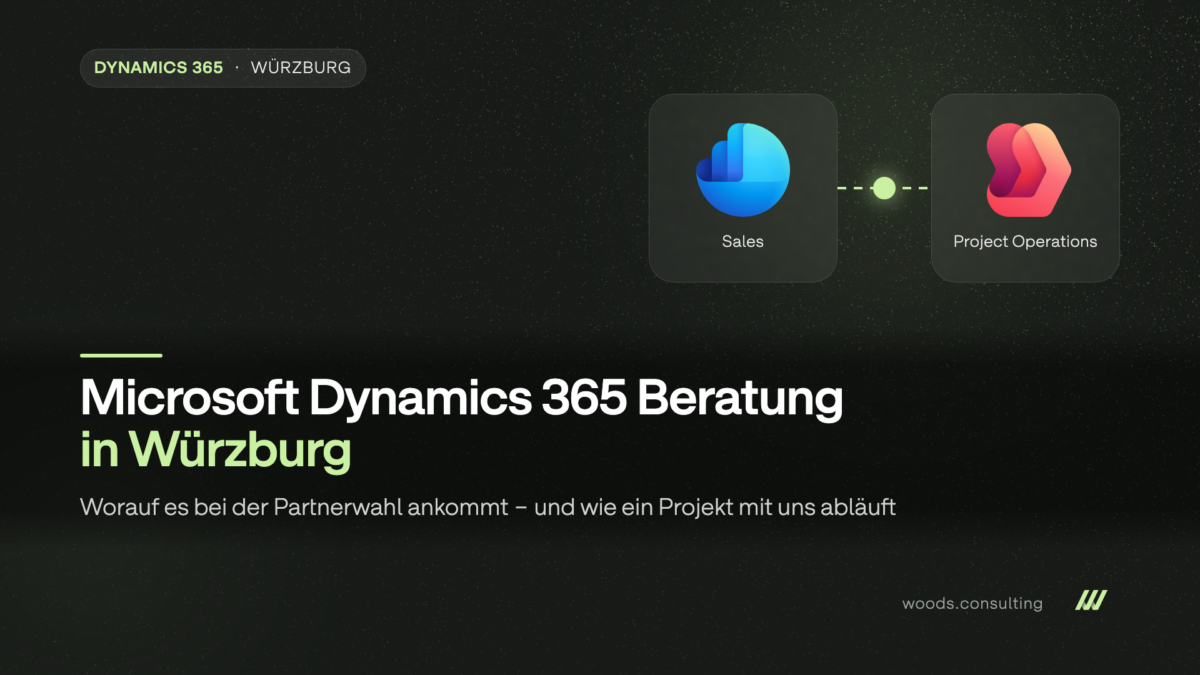 Microsoft Dynamics 365 Beratung in Würzburg – WOODS Business Solutions